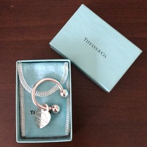 Tiffany & Co. ♡ heart ♡ Keyring w/ original box